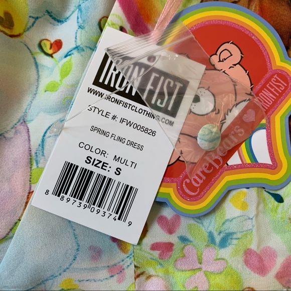 IRON FIST + CARE BEARS | NWT Spring Fling Dress - Picture 14 of 15